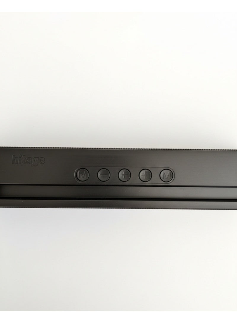 Hitage High-Performance Bluetooth Home TV Soundbar Speaker - Portable Wireless Home Theater System with Deep Bass, 10-Hour Playtime, and USB/TF Card Support - Black Edition (Indoor/Outdoor) - Image 3